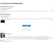 Tablet Screenshot of christianwritersfellowship.blogspot.com