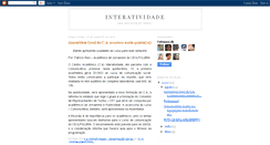 Desktop Screenshot of cainteratividade.blogspot.com