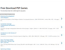 Tablet Screenshot of games-download-psp.blogspot.com