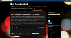 Desktop Screenshot of neoarcadiacast.blogspot.com