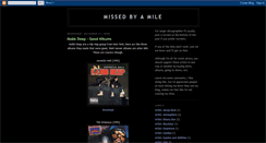 Desktop Screenshot of missedbyamilee.blogspot.com