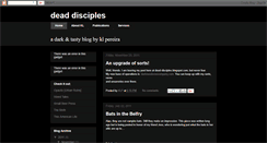 Desktop Screenshot of dead-disciples.blogspot.com