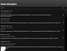 Tablet Screenshot of dead-disciples.blogspot.com