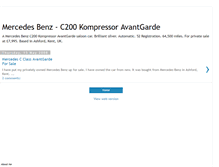 Tablet Screenshot of mercedes-c-class.blogspot.com