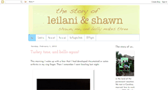 Desktop Screenshot of leilaniandshawn.blogspot.com