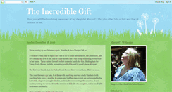 Desktop Screenshot of incrediblegift.blogspot.com