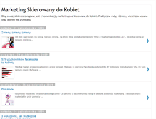 Tablet Screenshot of marketingdokobiet.blogspot.com