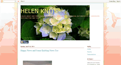 Desktop Screenshot of helenknits.blogspot.com