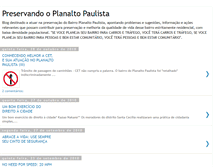 Tablet Screenshot of preservandoplanaltopaulista.blogspot.com