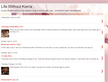 Tablet Screenshot of lifewithoutkierra.blogspot.com