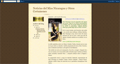 Desktop Screenshot of noticiasmissnicaraguaenlinea.blogspot.com