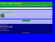 Tablet Screenshot of calvarysingers-tanzania.blogspot.com