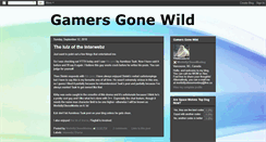 Desktop Screenshot of gamers-gone-wild.blogspot.com
