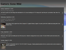 Tablet Screenshot of gamers-gone-wild.blogspot.com