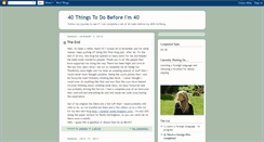 Desktop Screenshot of 40thingstodo.blogspot.com