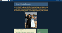 Desktop Screenshot of dinnerwiththebickfords.blogspot.com