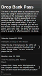 Mobile Screenshot of dropbackpass.blogspot.com