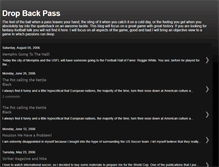 Tablet Screenshot of dropbackpass.blogspot.com