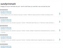 Tablet Screenshot of outofprintmath.blogspot.com