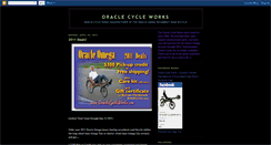 Desktop Screenshot of oraclecycleworks.blogspot.com