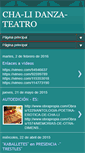 Mobile Screenshot of cha-li-danza-teatro.blogspot.com