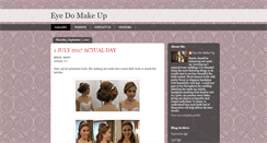 Desktop Screenshot of eyedomakeups.blogspot.com