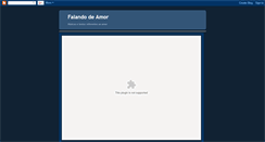 Desktop Screenshot of falando-de-amor.blogspot.com