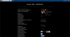 Desktop Screenshot of eugeneionesco.blogspot.com
