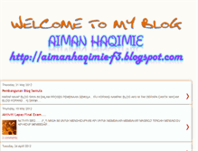 Tablet Screenshot of aimanhaqimie-f3.blogspot.com