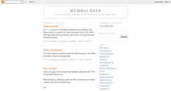 Desktop Screenshot of mumbaihelp.blogspot.com