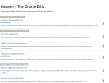 Tablet Screenshot of naveen-dba.blogspot.com