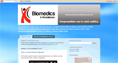 Desktop Screenshot of biomedicsyrehabilitacion.blogspot.com