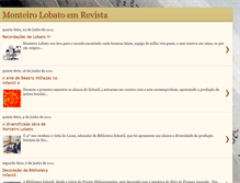 Tablet Screenshot of monteirolobatoemrevista.blogspot.com