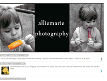 Tablet Screenshot of alliemariephotography.blogspot.com