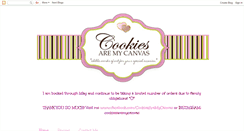 Desktop Screenshot of cookieartbychristina.blogspot.com