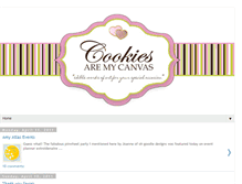 Tablet Screenshot of cookieartbychristina.blogspot.com