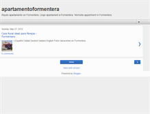Tablet Screenshot of apartamentoformentera.blogspot.com