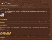 Tablet Screenshot of lodeverdad.blogspot.com