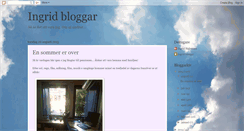 Desktop Screenshot of ingridbloggar.blogspot.com