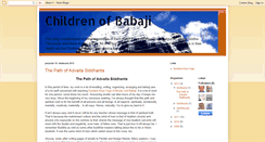 Desktop Screenshot of childrenofbabaji.blogspot.com