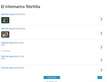 Tablet Screenshot of elinformativotelevilla.blogspot.com