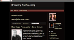 Desktop Screenshot of dreamingnotsleeping.blogspot.com