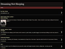 Tablet Screenshot of dreamingnotsleeping.blogspot.com