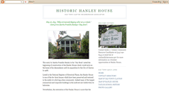 Desktop Screenshot of hanleyhouse.blogspot.com