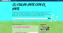 Desktop Screenshot of creararteconelarte.blogspot.com
