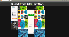 Desktop Screenshot of g-shock-hyper-color-watch-series.blogspot.com