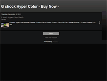 Tablet Screenshot of g-shock-hyper-color-watch-series.blogspot.com
