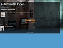 Tablet Screenshot of francoisquiquet.blogspot.com