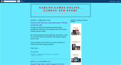Desktop Screenshot of narutogamingonline.blogspot.com