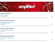 Tablet Screenshot of amplifiedcommunications.blogspot.com